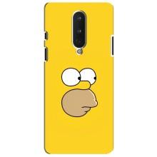 Чехол с Симпсонами для OnePlus 8 (VPrint) (Гомер)