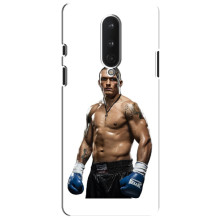 Чехол с картинкой Александр Усик для OnePlus 8 – Усик на белом