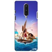 Чехол с мультфильмом Моана OnePlus 8 – Моана и Мауи