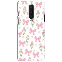 Чехол с бантиками на ВанПлас 8 – Банты и цветы