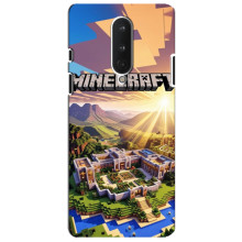 Чохол з картинками Майнкрафт для ВанПлас 8 – Minecraft