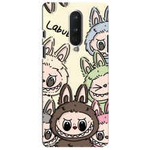 Чехол с Лабубу на OnePlus 8 – Коллаж Лабубу