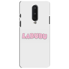 Чехол с Лабубу на OnePlus 8 – Лого Лабубу