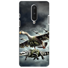 Чехол с мемами тралалело тралала для OnePlus 8 – Гусини и крокодило