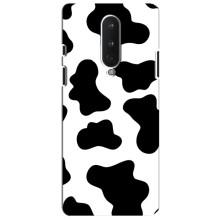 Чехол с принтом коровы на ВанПлас 8 – Черный принт