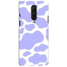 Чехол с принтом коровы на ВанПлас 8 – Фиолетовый принт