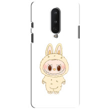 Чохол з принтом Лабубу для OnePlus 8 – Бежевий Лабубу