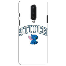 Чехол с принтом Стич на OnePlus 8 – Стич лого