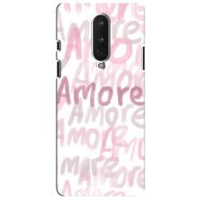 Чохол з розовим принтом для OnePlus 8 – Любов