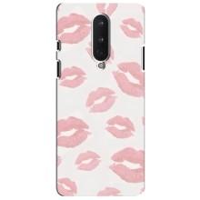 Чохол з розовим принтом для OnePlus 8 – Рожеві губи
