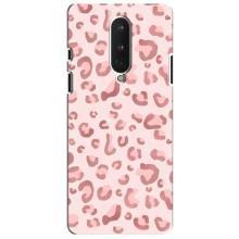 Чохол з розовим принтом для OnePlus 8 – Рожевий леопард