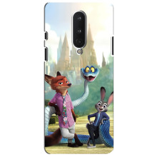 Чехол Зоотрополіс на OnePlus 8 – Ник Джуди и змея