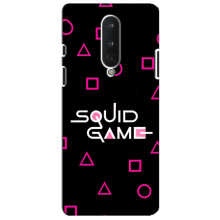 Чехол Гра в кальмара для OnePlus 8 – Логотип игры кальмара