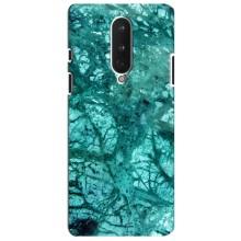 Мраморный чехол на OnePlus 8 (VPrint) (Зеленый мрамор)
