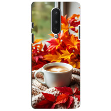 Чехол с уникальным дизайном «Осень с кофе» для OnePlus 8