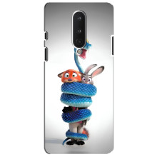 Силиконовый чехол с принтом Зоотрополіс для OnePlus 8 – Змея Зоо