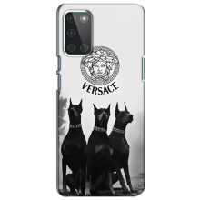 Чехлы VERSACE для ВанПлас 8Т (PREMIUMPrint) (Доберман Версаче)