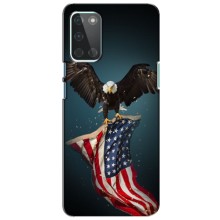Чехол Флаг USA для OnePlus 8T – Орел и флаг