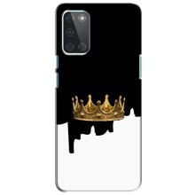 Чехол (Корона на чёрном фоне) для ВанПлас 8Т – Золотая корона