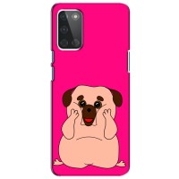 Чехол (ТПУ) Милые собачки для OnePlus 8T – Веселый Мопсик