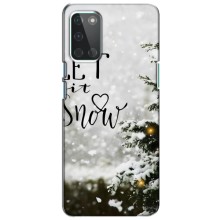 Новогодние, Праздничные Чехлы для OnePlus 8T - 2024 год (Let it snow)