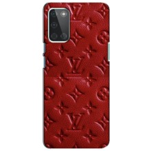 Текстурный Чехол Louis Vuitton для ВанПлас 8Т – Красный ЛВ