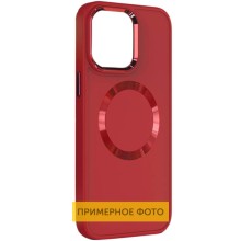 TPU чехол Bonbon Metal Style with MagSafe для OnePlus 9 Pro – Красный