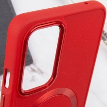 TPU чохол Bonbon Metal Style with MagSafe для OnePlus 9 Pro – Червоний