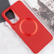 TPU чохол Bonbon Metal Style with MagSafe для OnePlus 9 Pro – Червоний