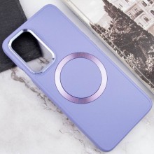 TPU чохол Bonbon Metal Style with MagSafe для OnePlus 9 Pro – Бузковий