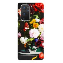 Брендновые Чехлы для OnePlus 9 Pro - (PREMIUMPrint) (Nike цветы)