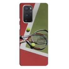 Чохли з прінтом Спортивна тематика для OnePlus 9 Pro – Ракетки теніс