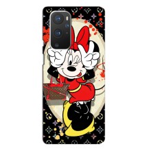 Чехол Disney Mouse OnePlus 9 Pro (PREMIUMPrint) (Минни peace)