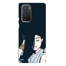 Чехол с печатью для OnePlus 9 Pro - (Мода) (AlphaPrint) (Красивая девочка)