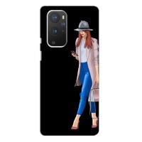 Чехол с картинкой Модные Девчонки OnePlus 9 Pro – Девушка со смартфоном