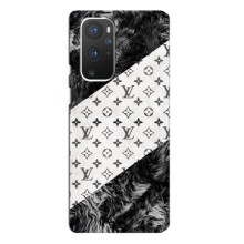 Чехол Стиль Louis Vuitton на OnePlus 9 Pro (LV на белом)