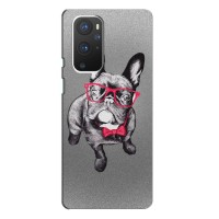 Чехол (ТПУ) Милые собачки для OnePlus 9 Pro – Бульдог в очках