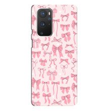 Чехол банты для OnePlus 9 Pro – Фон бантики