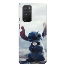Чохол з малюнком Стіч для OnePlus 9 Pro – Стіч з квіткою