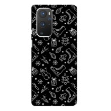 Новогодние, Праздничные Чехлы для OnePlus 9 Pro - 2024 год (Новогодний фон)