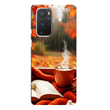 Чохол з унікальним дизайном 'Осінь з кавою' для OnePlus 9 Pro – Кава і дощ