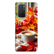 Чехол с уникальным дизайном «Осень с кофе» для OnePlus 9 Pro