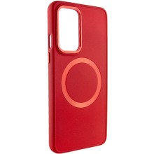 TPU чехол Bonbon Metal Style with MagSafe для OnePlus 9 – Красный