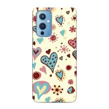 Чехлы для любимой на ВанПлас 9 (VPrint) (Сердечки)