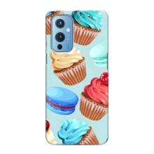 Чехлы с Фруктами для OnePlus 9 (VPrint) (Кексики)