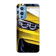 Чехлы с Машинами на ВанПлас 9 (VPrint) (Желтая машина)