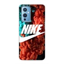 Чехол для OnePlus 9 - с принтом Найк (AlphaPrint) (Дымчатый найк)