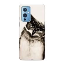 Чехол с птицами на OnePlus 9 (VPrint) (Сова)