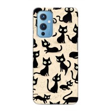 Чехол с рисунком кот на OnePlus 9