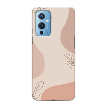 Чохол квітковий дизайн для OnePlus 9 – Кориневий фон